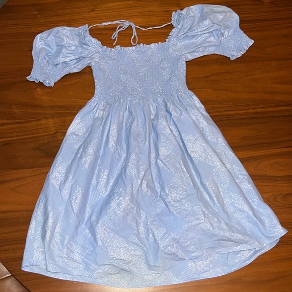 Hill House Dresses & Skirts - Hill house XS light blue glitter dress